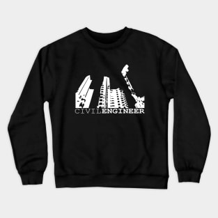 civil engineer, building, engineering Crewneck Sweatshirt